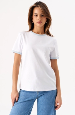 Джемпер RomGil РП0056-ХЛ4  бело-голубой  Джемпер RomGil РП0056-ХЛ4  бело-голубой