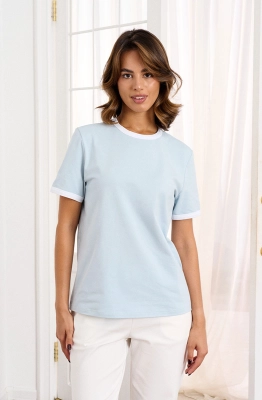 Джемпер RomGil РП0056-ХЛ4 голубой  Джемпер RomGil РП0056-ХЛ4 голубой