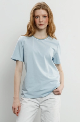 Джемпер RomGil РП0057-ХЛ4 голубой  Джемпер RomGil РП0057-ХЛ4 голубой