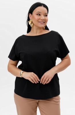 Топ RomGil РП0063-ХЛ4 черный  Топ RomGil РП0063-ХЛ4 черный