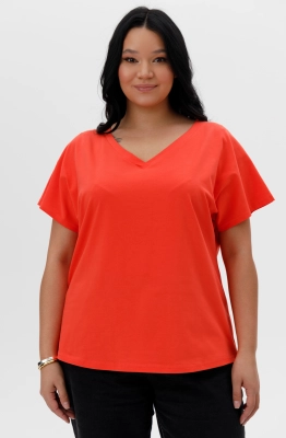 Топ RomGil РП0064-ХЛ4 коралловый  Топ RomGil РП0064-ХЛ4 коралловый