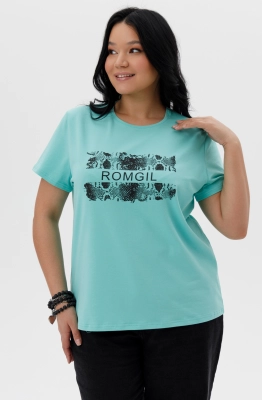 Топ RomGil РП0068-ХЛ4 бирюзовый  Топ RomGil РП0068-ХЛ4 бирюзовый