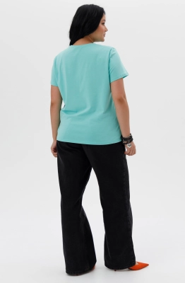 Топ RomGil РП0068-ХЛ4 бирюзовый  Топ RomGil РП0068-ХЛ4 бирюзовый