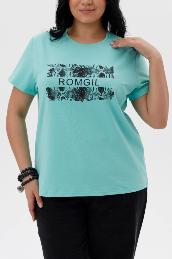 Топ RomGil РП0068-ХЛ4 бирюзовый Топ RomGil РП0068-ХЛ4 бирюзовый