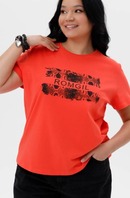 Топ RomGil РП0068-ХЛ4 коралловый  Топ RomGil РП0068-ХЛ4 коралловый