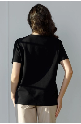 Джемпер RomGil РП0070-ХЛ4 черный Джемпер RomGil РП0070-ХЛ4 черный