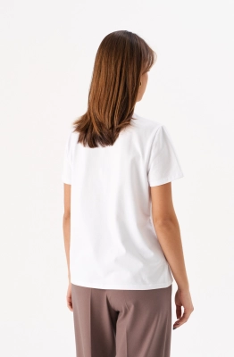 Джемпер RomGil РП0070-ХЛ4 белый  Джемпер RomGil РП0070-ХЛ4 белый