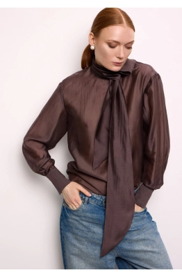 Блуза DEVITA 6028-1 шоколад 