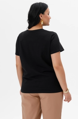 Джемпер RomGil РП0074-ХЛ4 черный  Джемпер RomGil РП0074-ХЛ4 черный