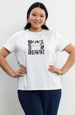 Джемпер RomGil РП0074-ХЛ4 белый  Джемпер RomGil РП0074-ХЛ4 белый