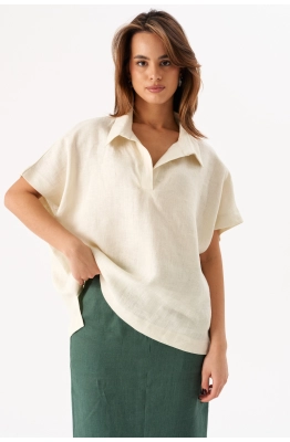 Блуза RomGil РТ0084-ЛЕ4 сливочный 