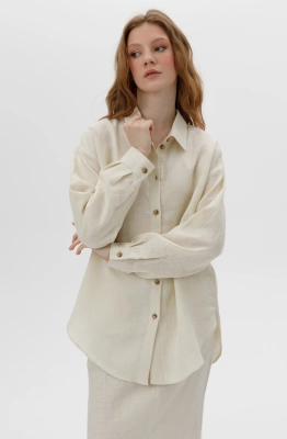 Блуза RomGil РТ0095-ЛЕ4 сливочный 