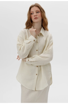 Блуза RomGil РТ0095-ЛЕ4 сливочный 