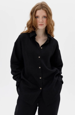 Блуза RomGil РТ0095-ЛЕ4 черный 