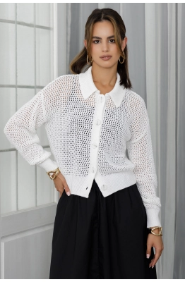 Жакет RomGil РВ0203-ХЛ4 белый  Жакет RomGil РВ0203-ХЛ4 белый