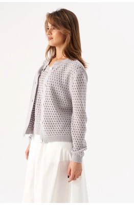 Жакет RomGil РВ0212-ХЛ4 светло-серый  Жакет RomGil РВ0212-ХЛ4 светло-серый