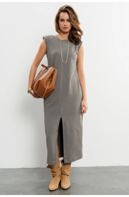 Платье RomGil РП0051-ХЛ4 пепельный  Платье RomGil РП0051-ХЛ4 пепельный