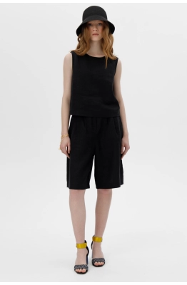 Блуза RomGil РТ0076-ЛЕ4 черный 