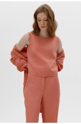 Блуза RomGil РТ0076-ЛЕ4 коралловый 