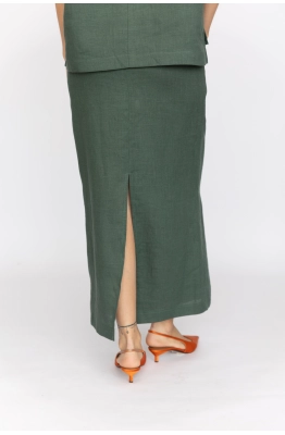 Юбка RomGil РТ0085-ЛЕ4 темно-зеленый 
