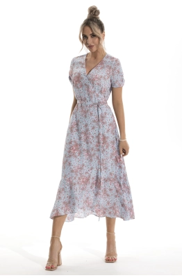 Платье Golden Valley 4676-1 голубой 