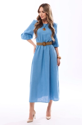 Платье Golden Valley 4669-1 голубой  Платье Golden Valley 4669-1 голубой