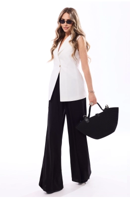 Костюм Golden Valley 6651 бело-черный  Костюм Golden Valley 6651 бело-черный