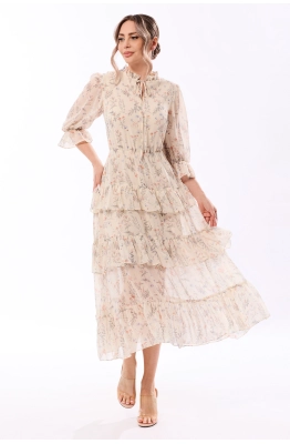 Платье Golden Valley 4919-1 светло-бежевый 
