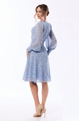 Платье Golden Valley 4708-1 голубой  Платье Golden Valley 4708-1 голубой