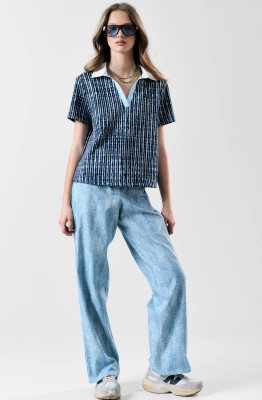 Блуза MilMil 1183 голубой  Блуза MilMil 1183 голубой