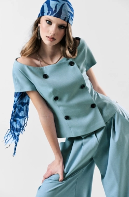 Жилет MilMil 1186-1 голубой  Жилет MilMil 1186-1 голубой