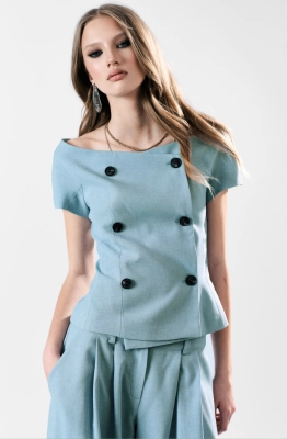 Жилет MilMil 1186-1 голубой  Жилет MilMil 1186-1 голубой