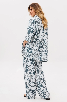 Комплект EOLA 2858 молочный с синим 