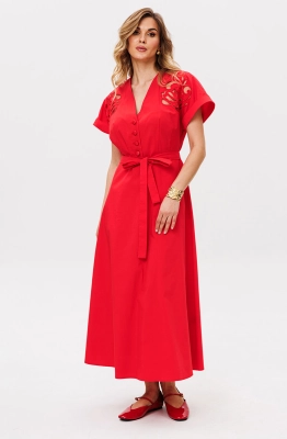 Платье EOLA 2882 красный  Платье EOLA 2882 красный