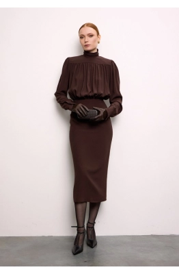 Платье DEVITA 1031 шоколадный 