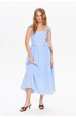 Платье PiRS 5950в голубой 