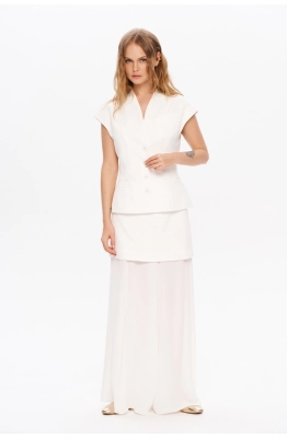 Костюм-двойка PiRS 5974 молочный  Костюм-двойка PiRS 5974 молочный