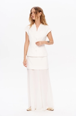 Юбка PiRS 5975 молочный 