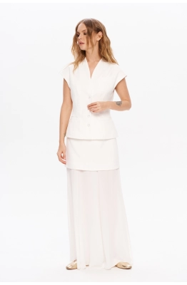 Юбка PiRS 5975 молочный  Юбка PiRS 5975 молочный