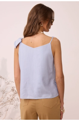 Блуза Lyushe 4105 голубой  Блуза Lyushe 4105 голубой