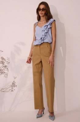 Брюки Lyushe 4116 коричневый 