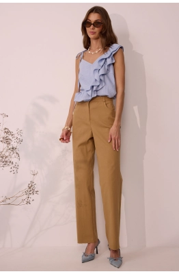 Брюки Lyushe 4116 коричневый  Брюки Lyushe 4116 коричневый