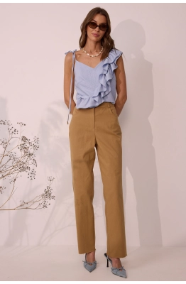 Брюки Lyushe 4116 коричневый  Брюки Lyushe 4116 коричневый