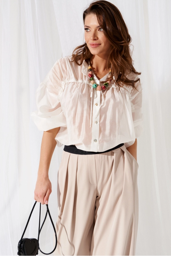 Блуза ELLETTO LIFE 3856 белый