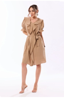 Платье Golden Valley 44172 бежевый 