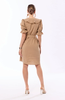 Платье Golden Valley 44172 бежевый  Платье Golden Valley 44172 бежевый