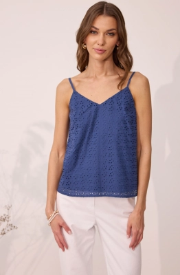 Топ Lyushe 4067 синий  Топ Lyushe 4067 синий