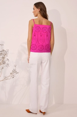 Топ Lyushe 4067 фуксия  Топ Lyushe 4067 фуксия