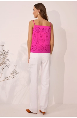 Топ Lyushe 4067 фуксия Топ Lyushe 4067 фуксия