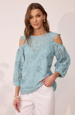 Блуза Lyushe 4087 мята  Блуза Lyushe 4087 мята